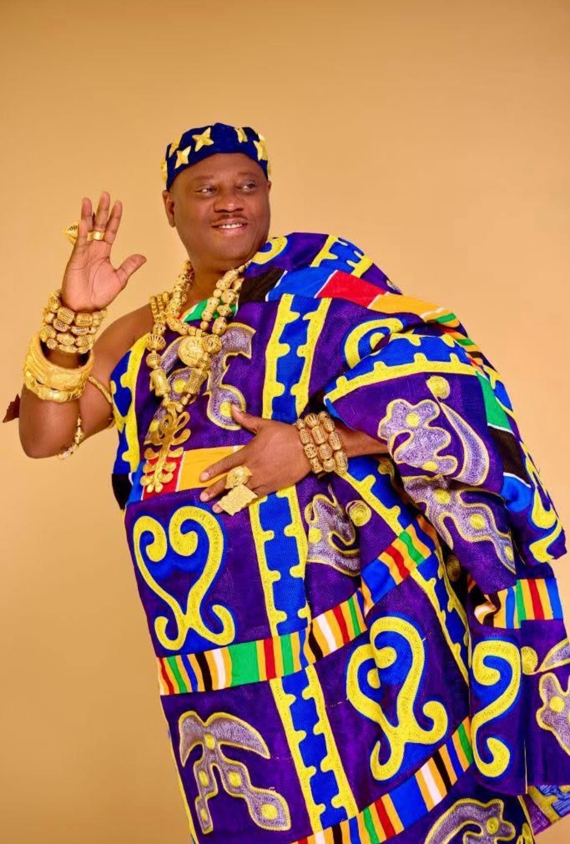 Durbar celebration with traditional regalia